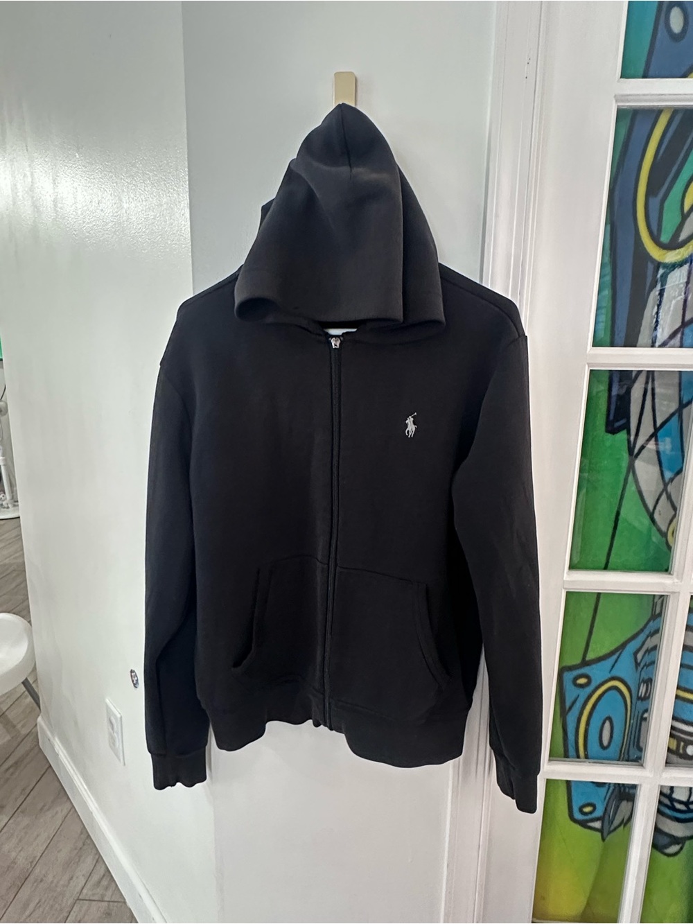 Polo by Ralph Lauren Black Full-Zip Kids Hoodie